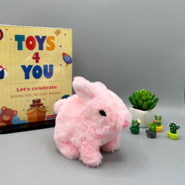WALKING PLUSH RABBIT WITH MUSIC - PACK OF 1
